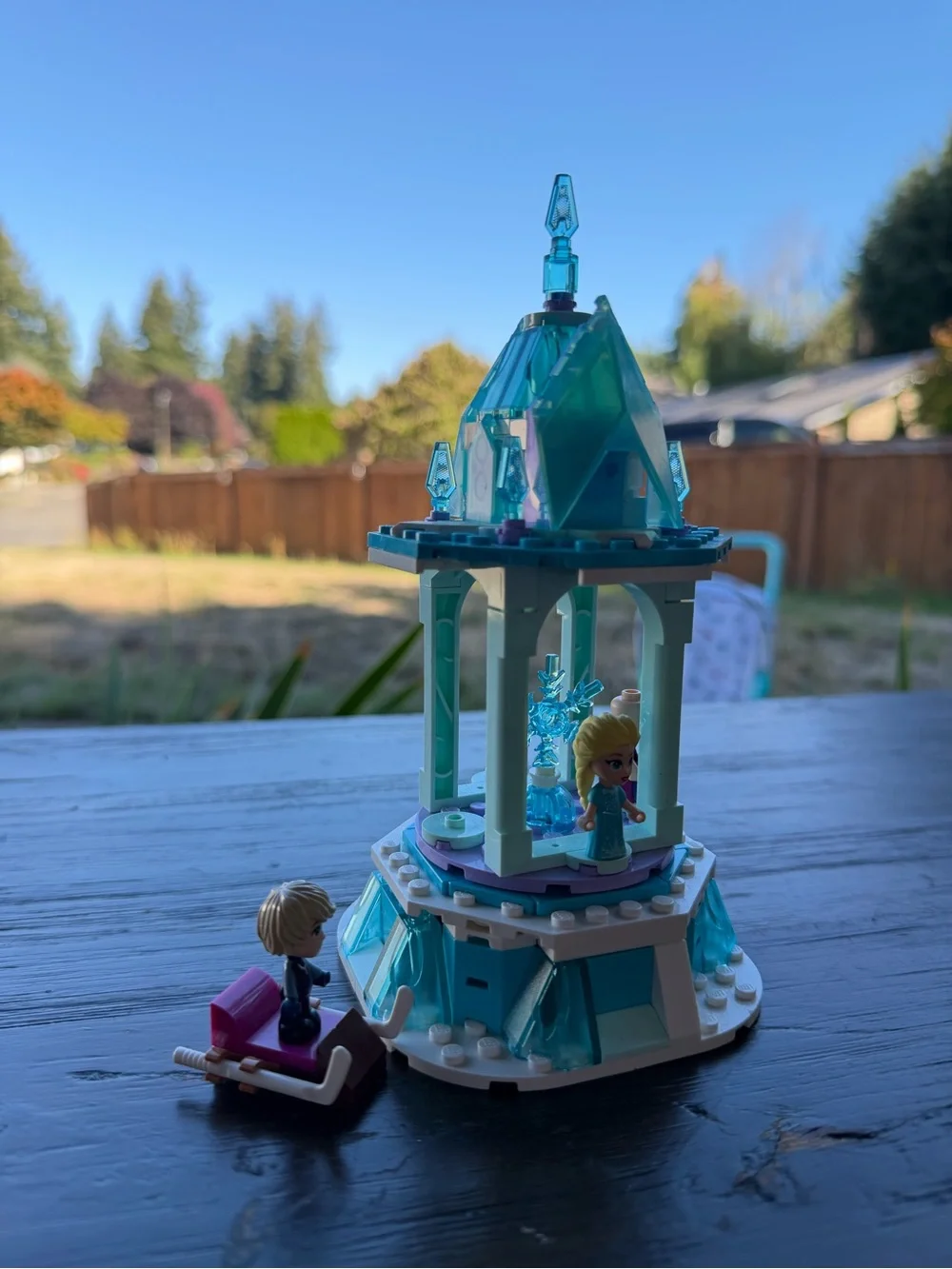 LEGO Disney Frozen Anna and Elsa’s Magical Carousel 43218 few items missed